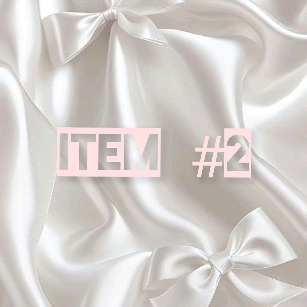 Unlisted Item #2 (for Live Show)